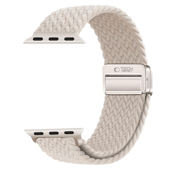 Tech-Protect Nylonmag Strap for Apple Watch 4 / 5 / 6 / 7 / 8 / 9 / SE (38 / 40 / 41 mm) - Beige