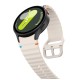 Tech-Protect Silicone Sport Strap for Samsung Galaxy Watch 4 / 5 / 5 Pro / 6 / 7 / FE - Beige