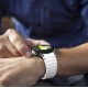 Tech-Protect Silicone Sport Strap for Samsung Galaxy Watch 4 / 5 / 5 Pro / 6 / 7 / FE - White