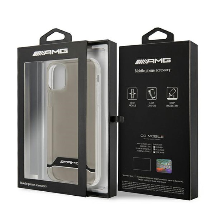 AMG Electroplate Black&amp;amp;White Case for iPhone 11 / XR 6.1" - Transparent