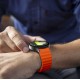Tech-Protect Silicone Sport Strap for Samsung Galaxy Watch 4 / 5 / 5 Pro / 6 / 7 / FE - Orange