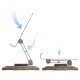 Dudao F17M 360° metal phone stand - gray