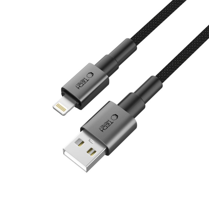 Tech-Protect Ultraboost DNA USB-A / Lightning cable 12W/2.4A 25 cm - gray
