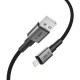 Tech-Protect Ultraboost DNA USB-A / Lightning cable 12W/2.4A 25 cm - gray