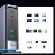 Joyroom JR-TCM02 Multiport GaN Charger 65W EU 4x USB-C 2x USB-A - Dark Gray