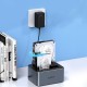 Orico 6626C3-C-V1 2-Drive Docking Station with Offline Clone Function 2.5"/3.5" SATA HDD/SSD - Gray