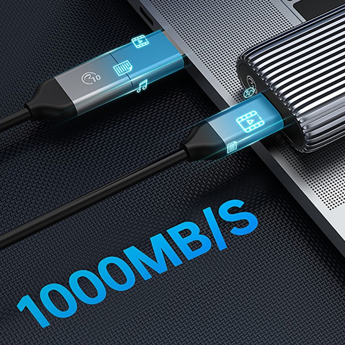 Orico AM2C3-G2 M.2 NVME USB-C 3.2 Disk Drive - Gray