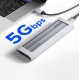 Orico AXM2F-V1 M.2 NGFF USB-C 5Gb/s Disk Drive - Gray