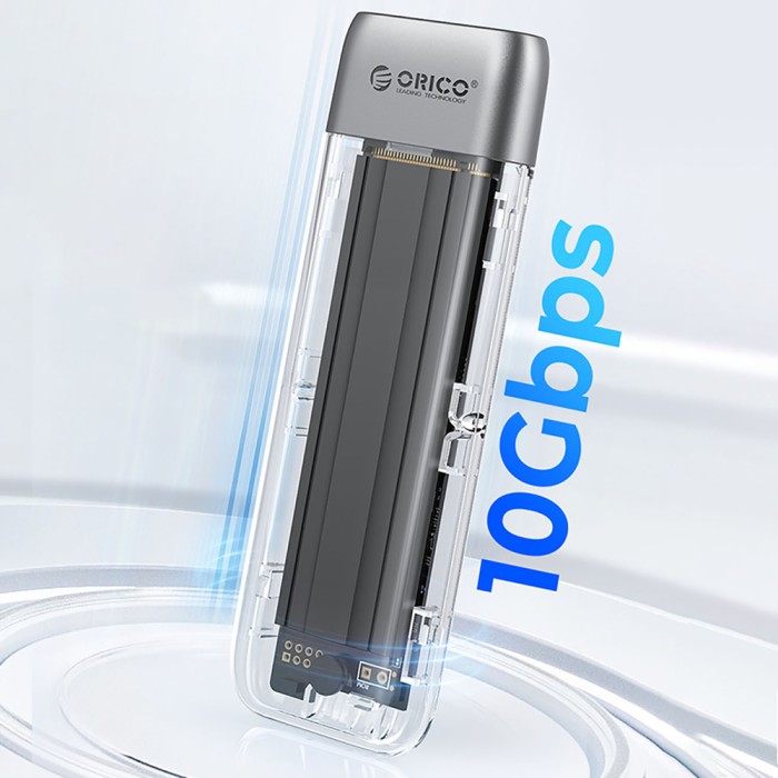 Orico TXM2-C3 M.2 NVME USB-C 3.2 10Gb/s Disk Drive - Gray