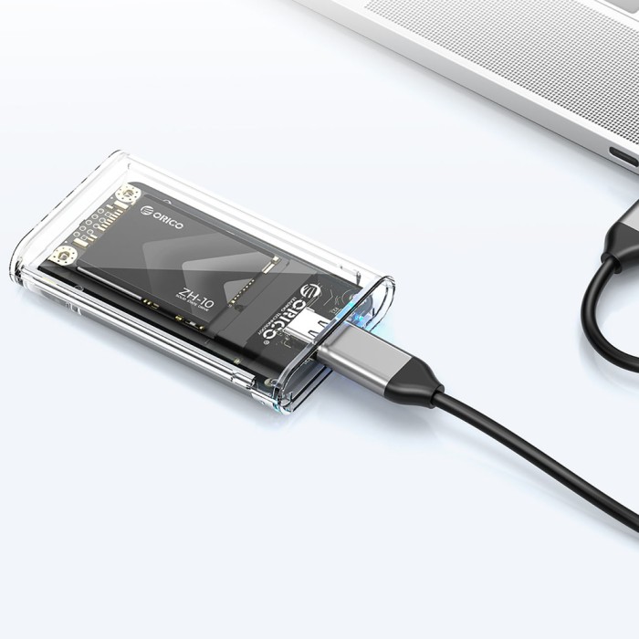 Orico TC10-MS MSATA USB-C 3.2 5Gb/s Disk Cartridge - Transparent