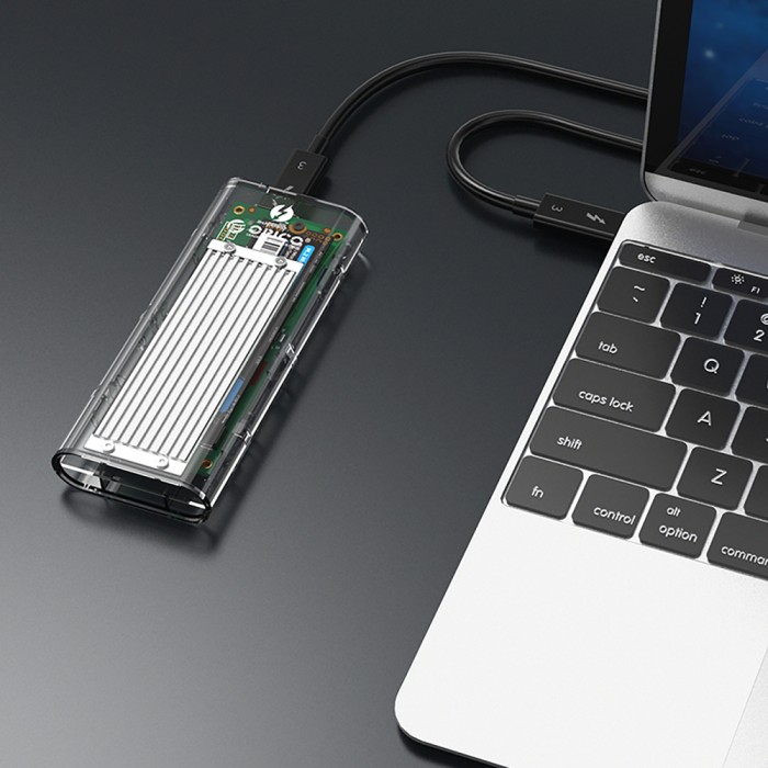 Orico TCM2-C3 M.2 NVME to USB-C 10Gb/s Disk Drive - Gray