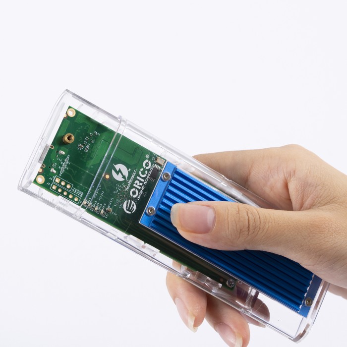Orico TCM2-C3 M.2 NVME to USB-C 10Gb/s Disk Drive - Blue