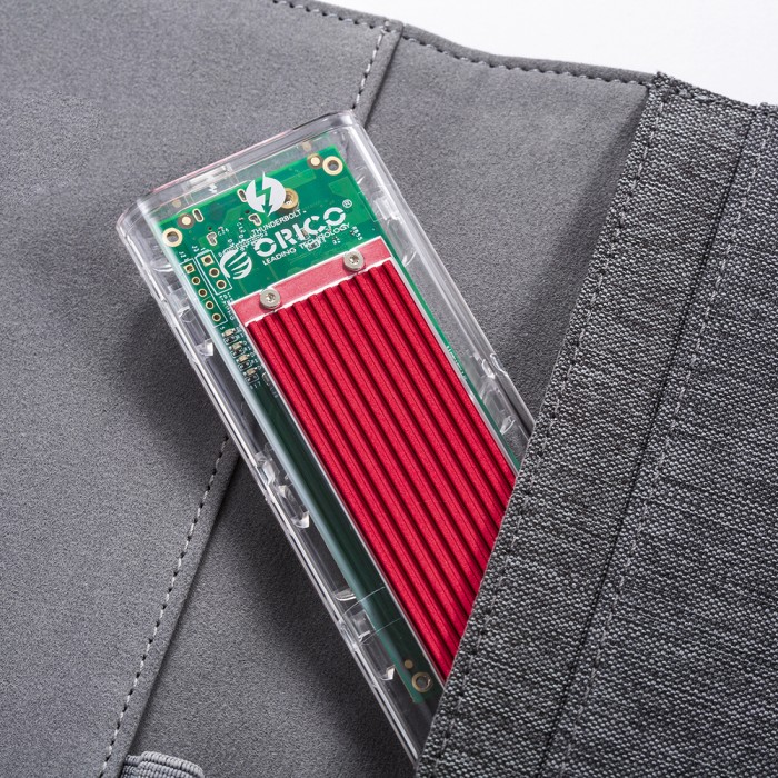 Orico TCM2-C3 M.2 NVME to USB-C 10Gb/s Disk Drive - Red