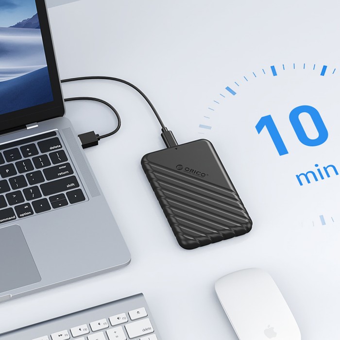 Orico 25PW1-U3 2.5" HDD/SSD USB3.0 Micro-B 5Gb/s Disk Cartridge - Black