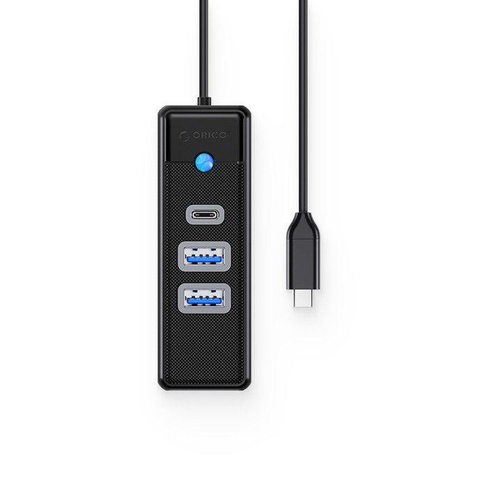 Orico PWC2U-C3 USB-C Hub / 2x USB-A 3.0 + 1x USB-C 3.0 - Black