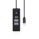Orico PWC2U-C3 USB-C Hub / 2x USB-A 3.0 + 1x USB-C 3.0 - Black