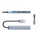 Orico AH-A13 USB-A Hub Docking Station 1x USB-A 3.0 + 3x USB-A 2.0 - Gray