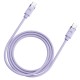 Orico CDX 60W 3A Power Delivery USB-C - USB-C 1m Cable - Purple