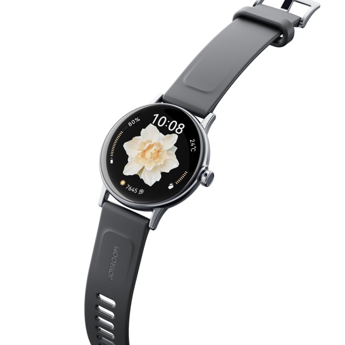 Joyroom Classis Series JR-FC1 Smartwatch with Call Answering Function / IP68 Protection - Dark Gray