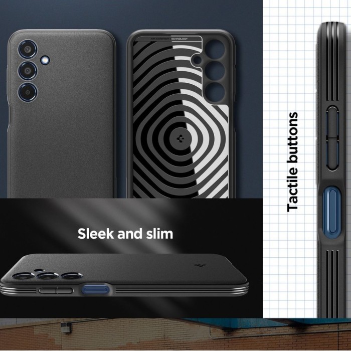 Spigen Essential SandBlast Case for Samsung Galaxy M35 5G - Black