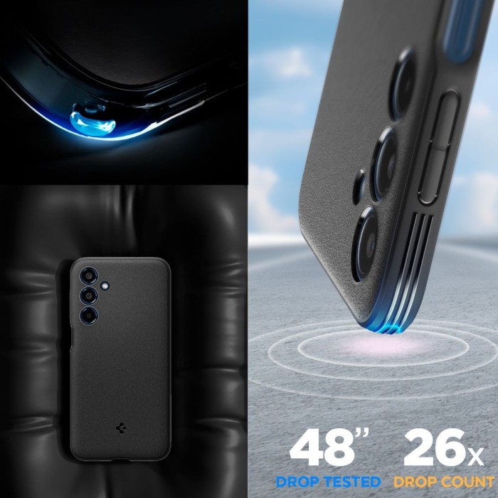 Spigen Essential SandBlast Case for Samsung Galaxy M35 5G - Black