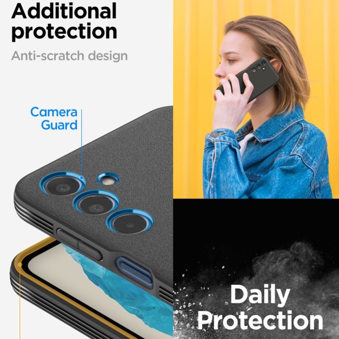 Spigen Essential SandBlast Case for Samsung Galaxy M35 5G - Black