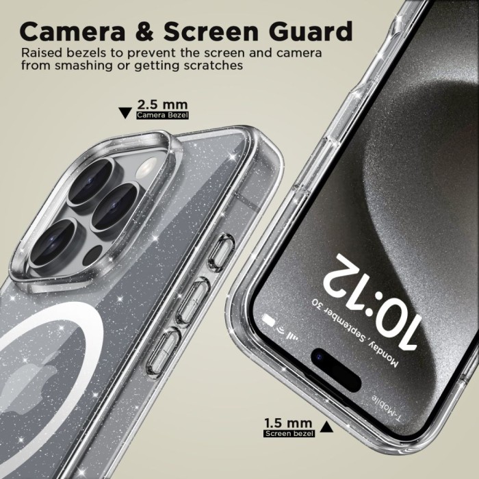Tech-Protect FlexAir Hybrid MagSafe Case for iPhone 16 Pro Max - Clear