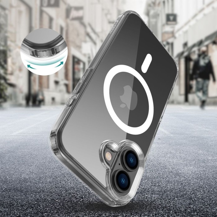 Tech-Protect FlexAir Hybrid MagSafe iPhone 16 Case - Clear