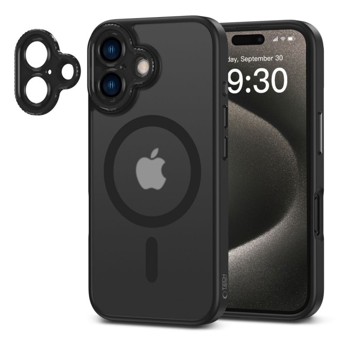Tech-Protect MagCam MagSafe iPhone 16 Case - Semi-Transparent