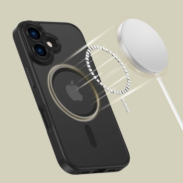 Tech-Protect MagCam MagSafe iPhone 16 Case - Semi-Transparent