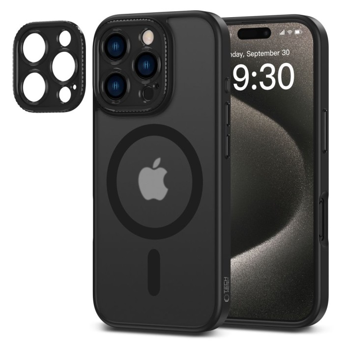 Tech-Protect MagCam MagSafe iPhone 16 Pro Max Case - Semi-Transparent