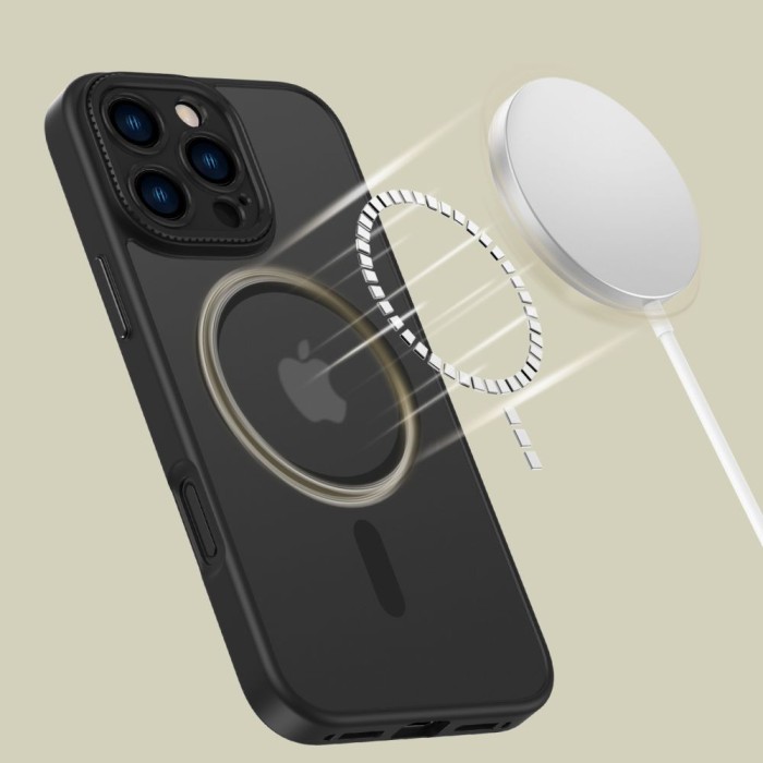 Tech-Protect MagCam MagSafe iPhone 16 Pro Max Case - Semi-Transparent