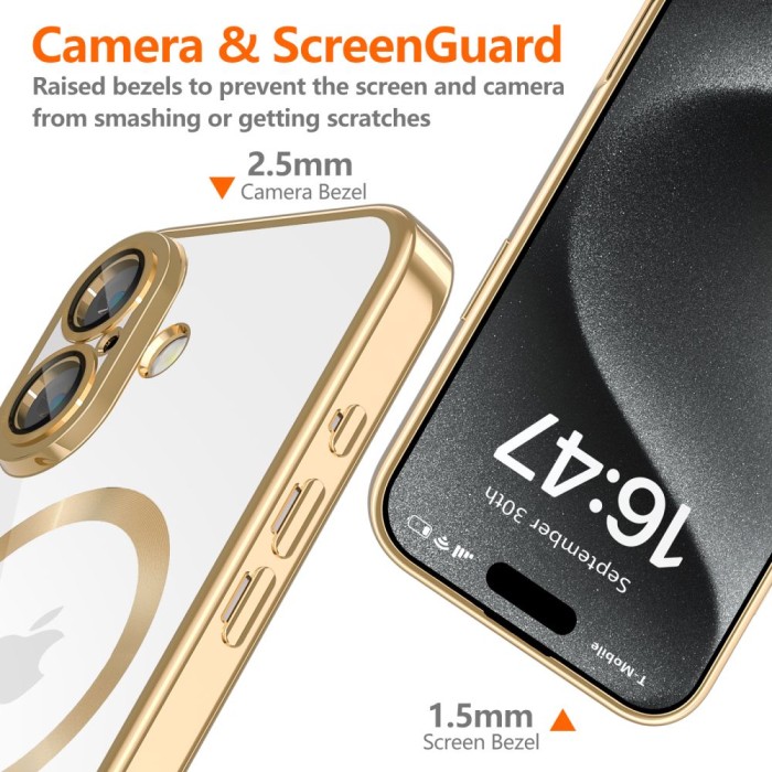 Tech-Protect MagFlex MagSafe iPhone 16 Case - Gold