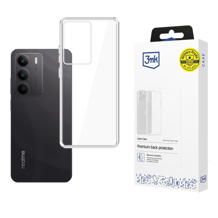 3mk Clear Case for Realme C75 - Transparent
