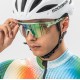Rockbros Photochromic Cycling Glasses with UV Protection and Corrective Insert - Green