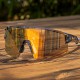 Rockbros Cycling Glasses Photochromic, with UV Protection and Corrective Insert - Transparent Black