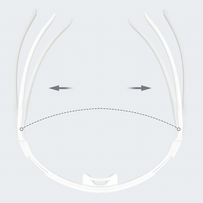 Rockbros Photochromic Cycling Glasses with UV Protection and Corrective Insert – White