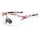 Rockbros Cycling Glasses Photochromic with UV Protection and Corrective Insert 14120008002 - USA Pattern - White