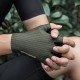 Rockbros Breathable Short Finger Cycling Gloves, Size: L - Green