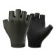 Rockbros Breathable Short Finger Cycling Gloves, Size: S - Green