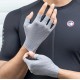 Rockbros Breathable Short Finger Cycling Gloves Size: M - Grey