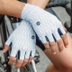Rockbros Road Cycling Gloves Size: M - Black and White