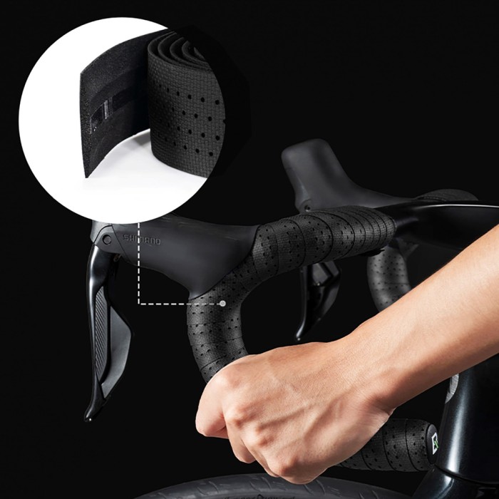 Rockbros Handlebar Tape Perforated Silicone - Black