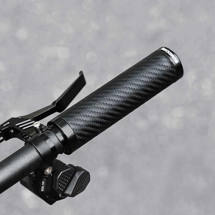 Rockbros Bike Grips Twisted Straight Anti-Slip Grips - Black