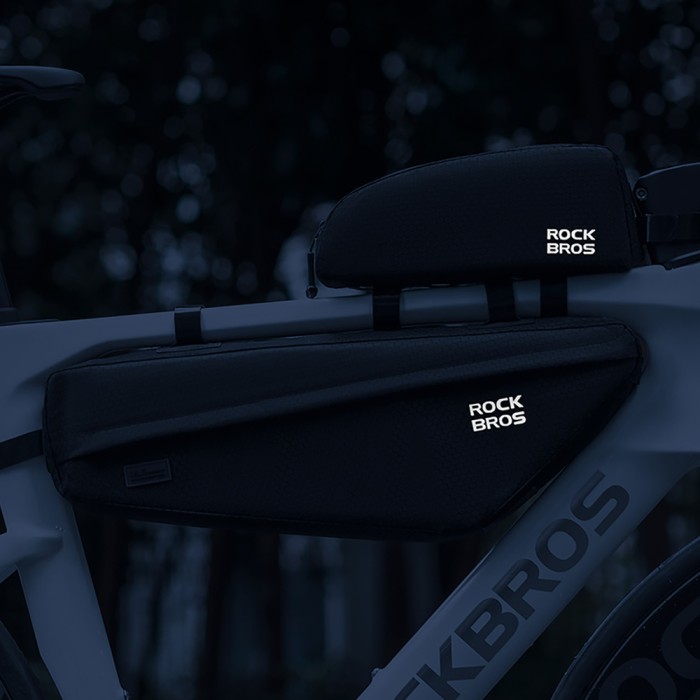 Rockbros Bike Bag for Frame Under Top Tube 2.9l - Black