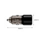 CC03 2-port PD100W car charger - black