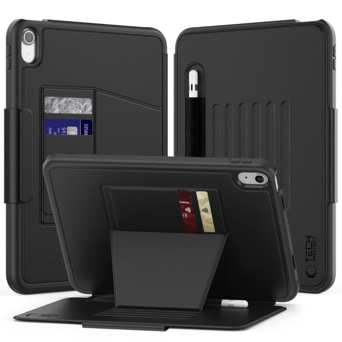 Tech-Protect SC Pen iPad 10.9" 2022 (10th gen.) / 11" 2025 (11th gen.) Case - Black