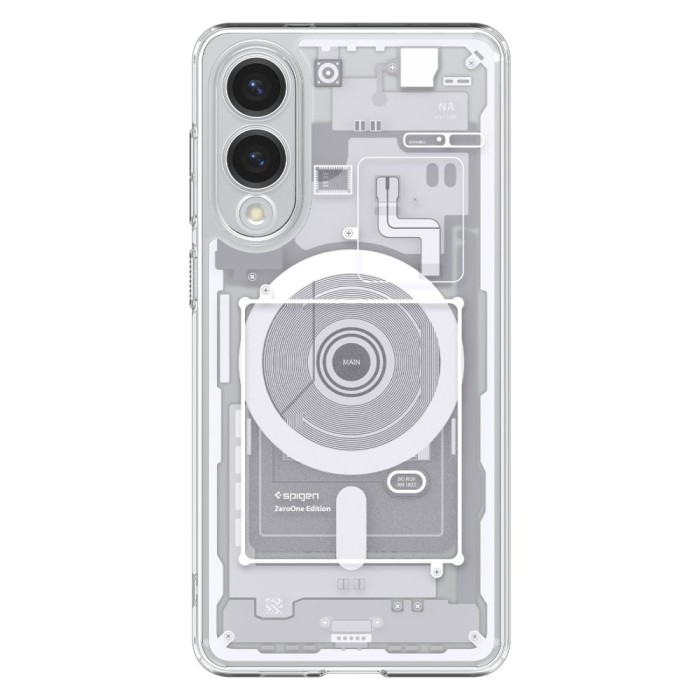 Spigen Ultra Hybrid Mag Case with MagSafe for Samsung Galaxy S25 Edge with Print - White