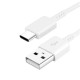 Samsung EP-DW700CWE USB-A - USB-C Cable 1.5m (Bulk - Replacement Packaging) - White