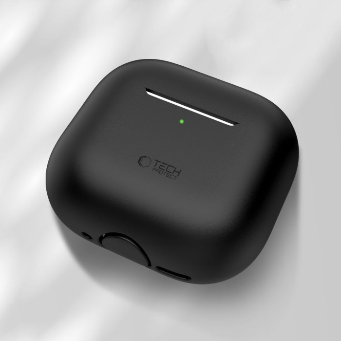 Tech-Protect Silicone Case for Apple AirPods 4 - Black